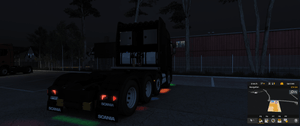 ˇ [neonbak tuning part] Scania  NG rear bumper neons