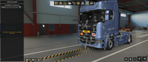 [f_intk_b_cab part] Scania NG front grill intake slots