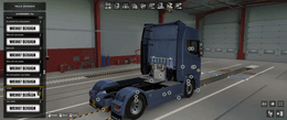 *[fire tuning part] Scania NG fire extinguisher, ledder, morte sticker  slot V2