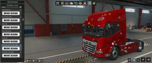 [sunshield tuning part]  DAF XD French sunshiled V2