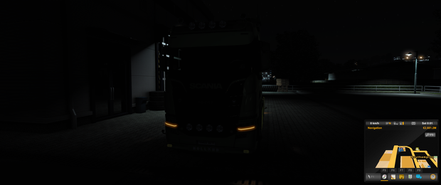 *[stripe tuning part] Scania NG  grill stripes with turn indicator 
