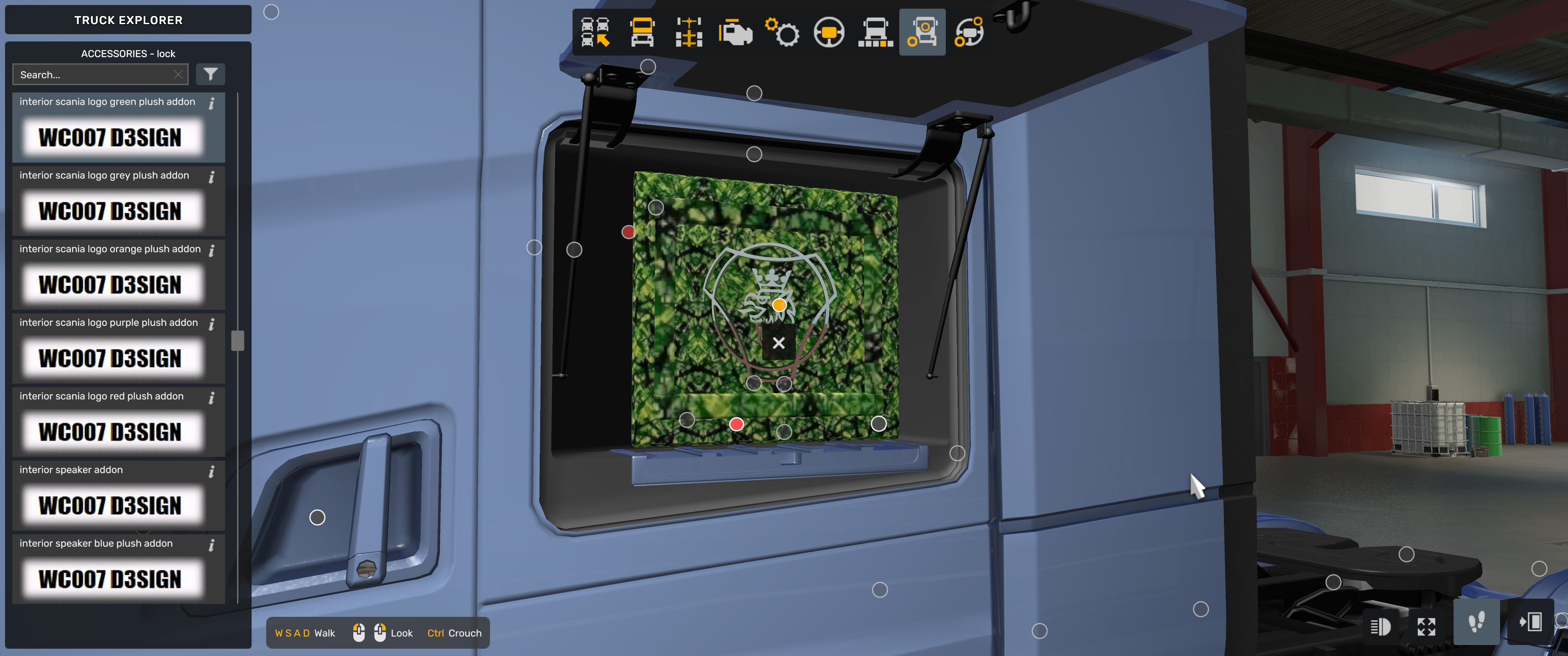 *[bwall tuning part] Scania NG back cab tool boxes