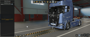 [bull bar tuning part] Scania NG grill lightbox  Scania