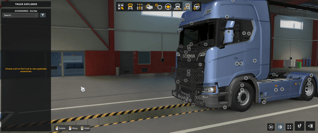 [bull bar tuning part] Scania NG NEW  hypro  bullbar V3 (SUPER sign) black edition