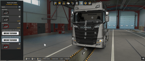 [head lights tuning part] Scania NG Painted Halogen Headlights with stripe
