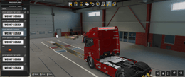 [beacon tuning part]  DAF XD light bar for roof spoiler V2