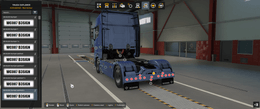 [rear bumper tuning part] Scania NG old dutch rear bumper small