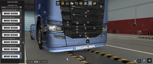 *[libox tuning part] Scania NG Scania lightbox for bumper extension (lipo)