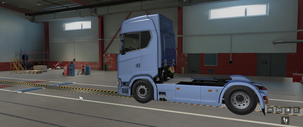 [left exhaust tuning part] Scania NG Side pipes