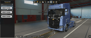 ˇ [dot tuning part] Scania NG front grill decoration