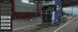 [bull bar tuning part] Scania NG hypro  black bullbar open version V3