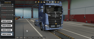 [bull bar tuning part] Scania NG grill ledson 4 lights