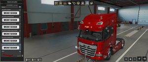 [sunshield tuning part]  DAF XD Next sunshiled 