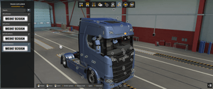 ˇ [nex tuning part] Scania NG side cab CB anthene