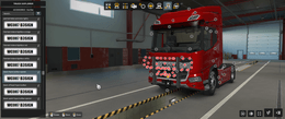 [front grill tuning part]  DAF XD Hypro V3