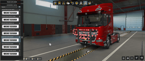[front grill tuning part]  DAF XD Hypro V3