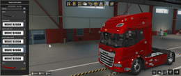 [sunshield tuning part]  DAF XD Dutch sunshiled
