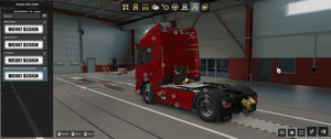 [rear exhaust tuning part]  DAF XD Dutch airbar