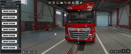 [front logo tuning part]  DAF XD painted front logo V1