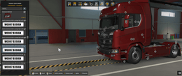 [head lights tuning part] Scania NG Black Xenon Dynamic Headlights with stripe