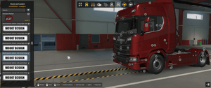 [head lights tuning part] Scania NG Black Xenon Dynamic Headlights with stripe