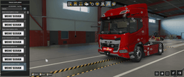 [front grill tuning part]  DAF XD front grill Holland lightbox