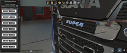  [addon]  LED S-U-P-E-R and Scania sign
