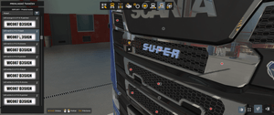  [addon]  LED S-U-P-E-R and Scania sign