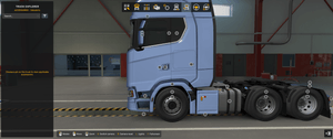 [sideskirts tuning part] Scania NG old style short sides