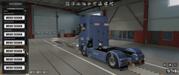 [rear exhaust tuning part] Scania NG Norge airbar with toolbox