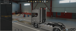 ,*[bwall tuning part] Scania NG back wall for short spoiler V2