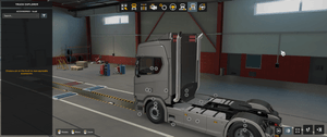 ,*[bwall tuning part] Scania NG back wall for short spoiler V2