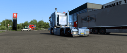ETS2 Scania NG painted Nordic high pipes 