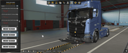 [bull bar tuning part] Scania NG hypro  black bullbar open version V2