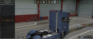 ,*[bwall tuning part] Scania NG back wall for short spoiler V3