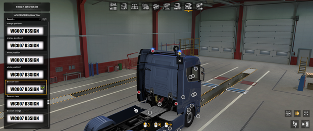 *[spoilers tuning part] Scania NG Cab spoilers with slots for integrated beacons