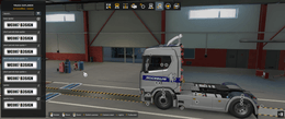 ,*[spoilers tuning part] Scania NG short spoilers with old style cab spoiler