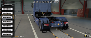 [rear bumper tuning part] Scania NG stock rear bumper