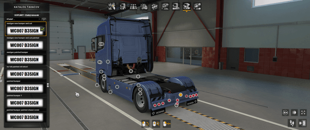 [rear bumper tuning part] Scania NG rear bumper  new