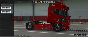 [b_detector tuning part]  DAF XD blind spot detector for Dutch sideskirts