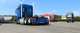 [rear mudflaps tuning part] Scania NG custom rear fender mudflaps 
