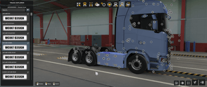 * [sideskirts tuning part] Scania NG old style sideskirts