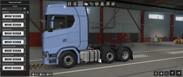 ˇ [fendextr tuning part] Scania NG  Extra mudflaps for rear fenders
