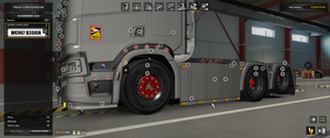 ETS2 Scania NG front fender light markers slots