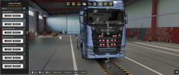 [front grille tuning part] Scania NG S cab front grill with integrated S-U-P-E-R sign