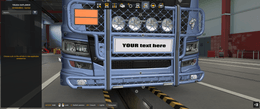 [front grill tuning part]  Scania NG MRK bullbar