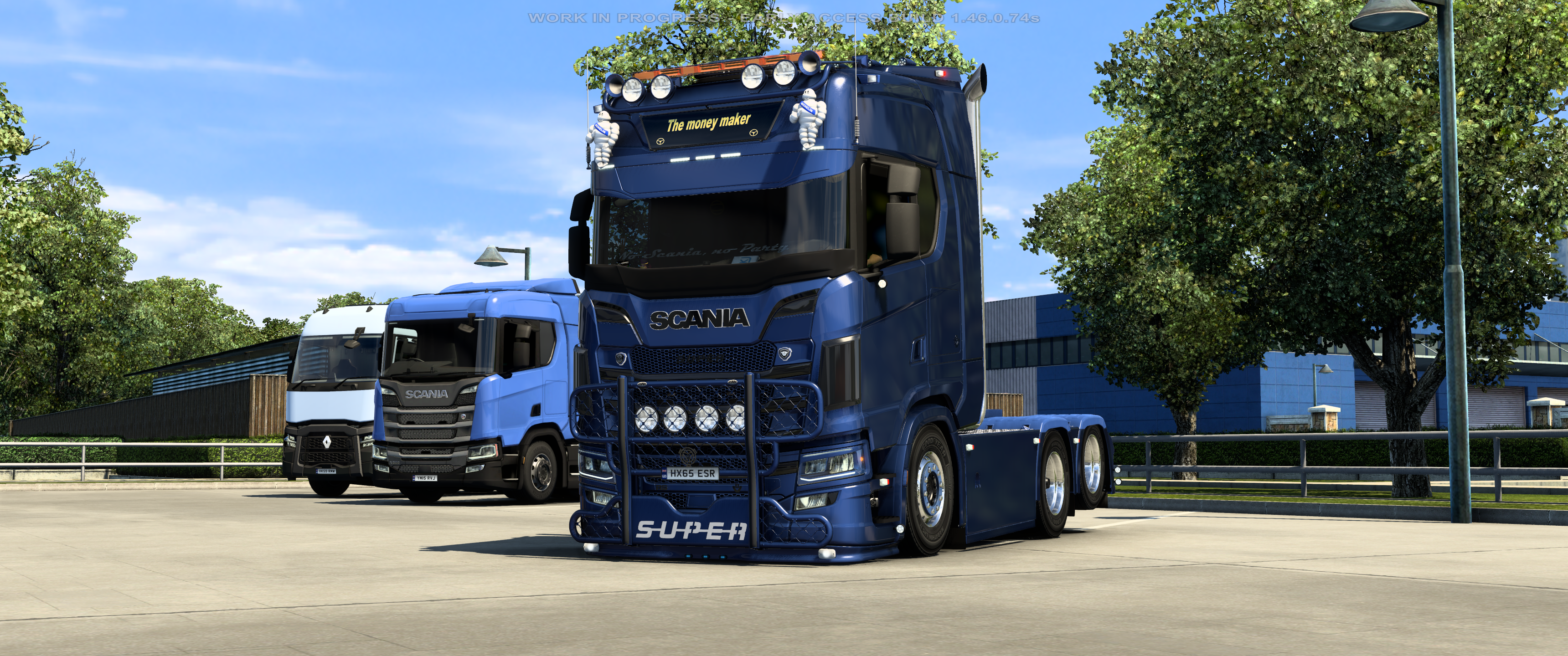 [addon] Scania NG rear fender cover decoration