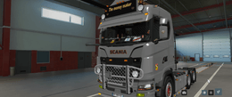 [front logo tuning part] Scania NG LED Oldskool front  logo
