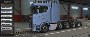 [sideskirts tuning part] Scania NG heavy dufy sideskirts
