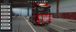 [front grill tuning part]  DAF XD Hypro V4